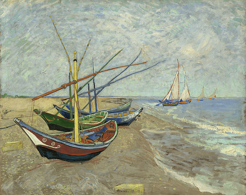 Vincent-van-Gogh-Vissersboten-op-het-strand-van-Les-Saintes-Maries-de-la-Mer-V006